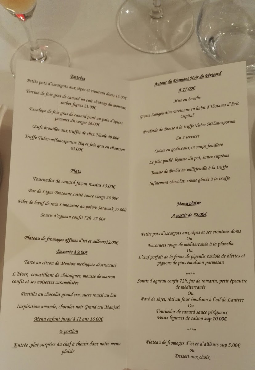 Menu O’ Plaisir Des Sens-6