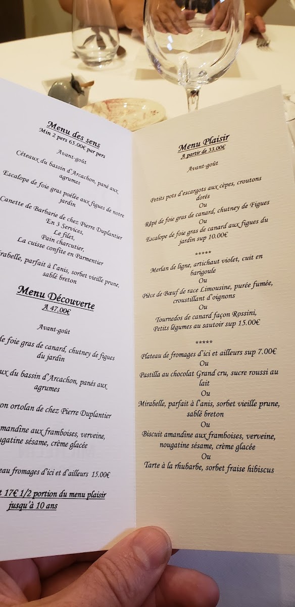 Menu O’ Plaisir Des Sens-7